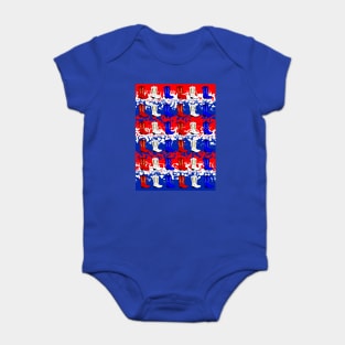 USA Cowboy Fourth Of July Baby Bodysuit